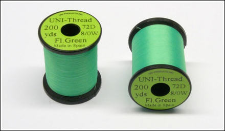 New UNI-Thread 8/0 Fluorescent Green