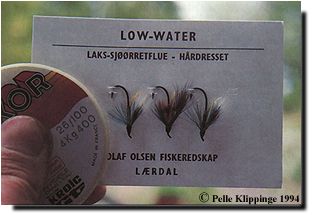 Olaf Olsens low water flugor i storlek 10.