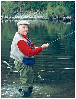 Don Schaefer fishing in Alaska