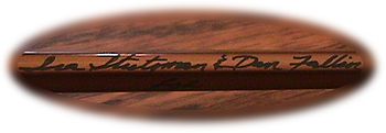 Limited edition signed fly rods created by Ira Stutzman for Dan Fallon
