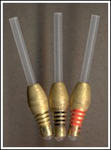 Skittle Tube Fly tubes, Bronze