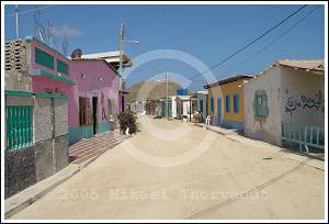 Sandiga gator på Los Roques