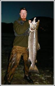Lasse B with his Norweigan salmon